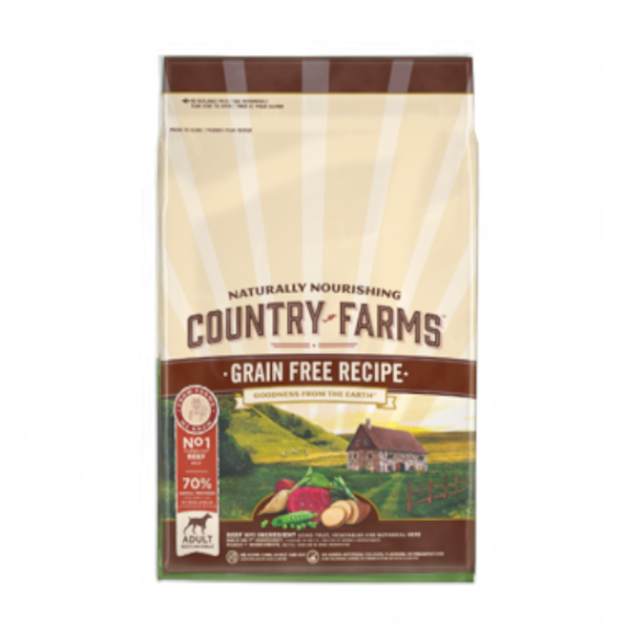 Country Farms Adult Grain Free Beef