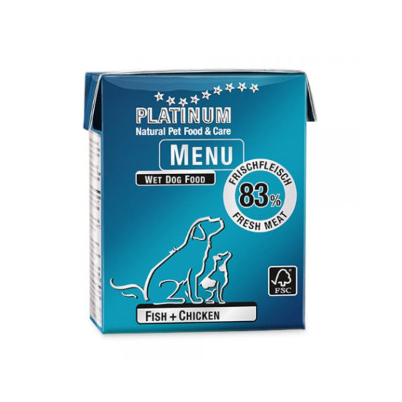 Platinum Menu Fish & Chicken 375 gr
