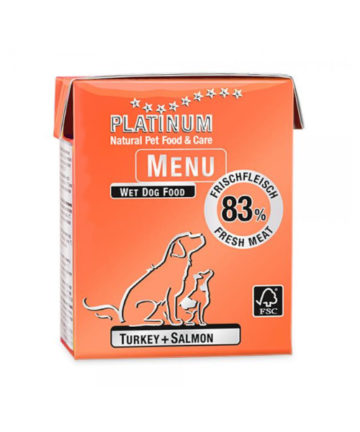 Platinum Menu Turkey & Salmon 375 gr