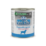 vet life dog hypoallergenic duck & potato 300 gr