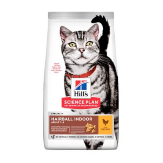 Hill's Science Plan Cat Adult Hairball Indoor Piletina