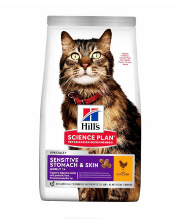 Hill's Science Plan Cat Adult Sensitive Stomach & Skin Piletina