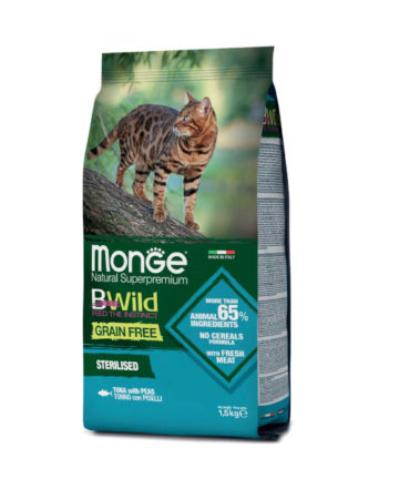 Monge BWild GF Sterilised Cat Tuna 1,5 kg