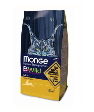Monge BWild LG Adult Cat Zečetina 1,5 kg