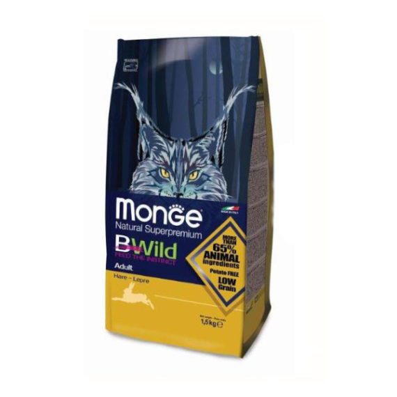 Monge BWild LG Adult Cat Zečetina 1,5 kg