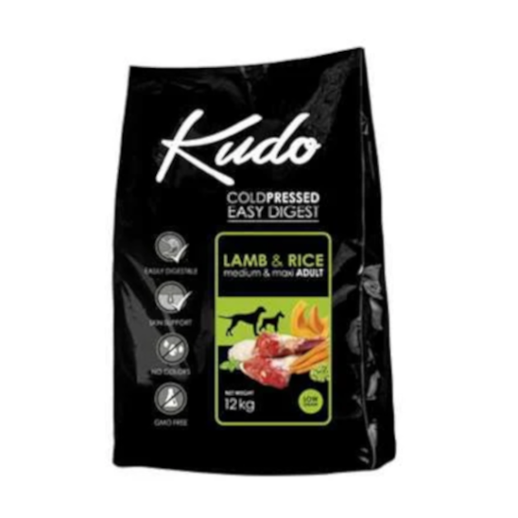 Kudo Lamb & Rice LG Medium & Maxi Junior 12kg